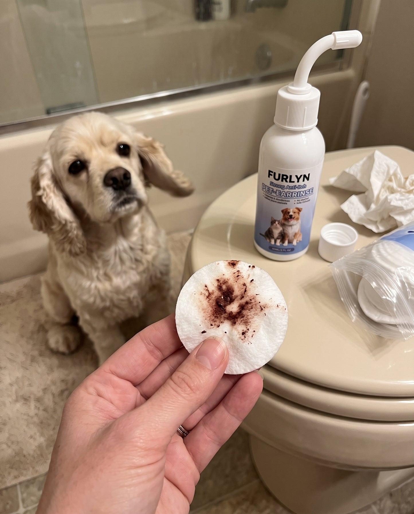 Anti-Itch Ear Rinse for Dogs and Cats