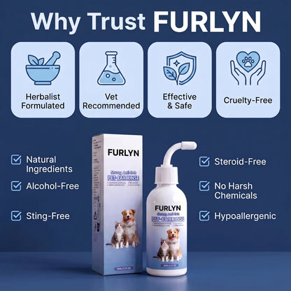Anti-Itch Ear Rinse for Dogs and Cats