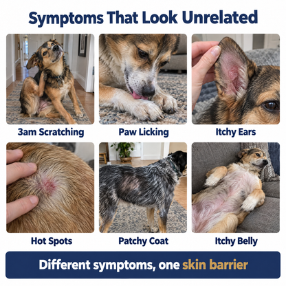 Complete Collagen for Itchy Dogs: Skin, Coat & Joint Support With Salmon Oil